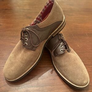 Ben Sherman Brown Suede Leather Saddle Shoes size 10